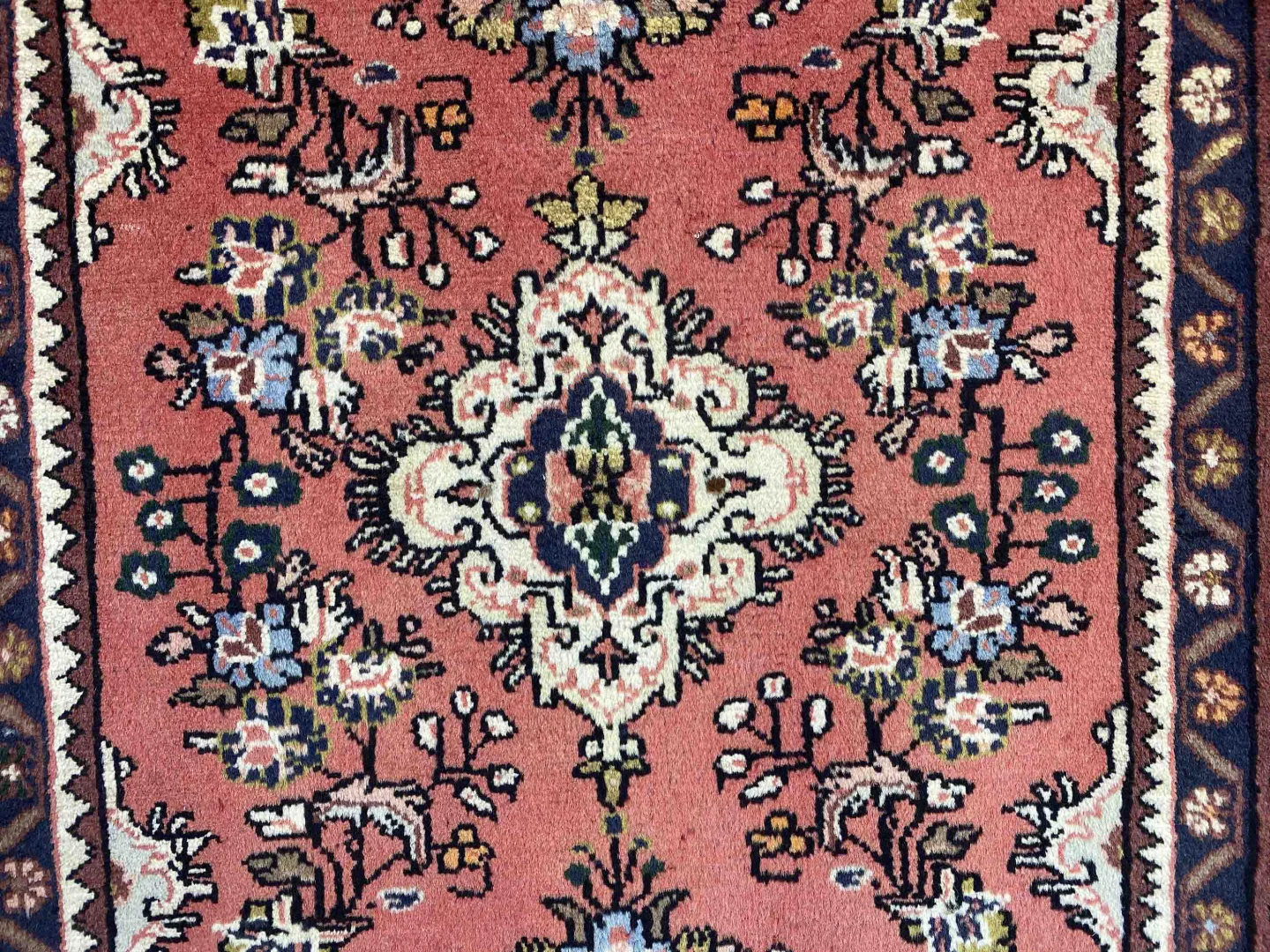 Perserteppich Hamadan 147 x 88 cm Wolle handgeknüpft