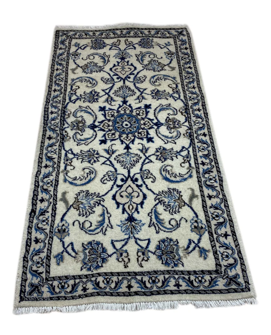 Perserteppich Nain 140 x 68 cm Wolle handgeknüpft