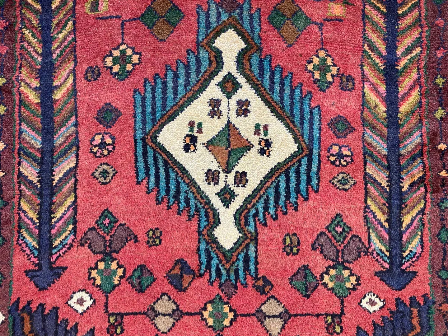Perserteppich Hamadan 148 x 68 cm Wolle handgeknüpft