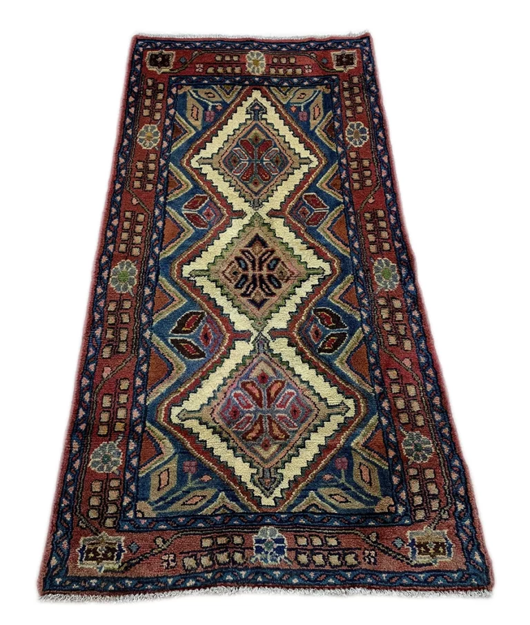 Perserteppich Hamadan 148 x 73 cm Wolle handgeknüpft