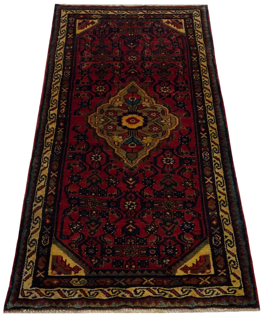 Perserteppich Hamadan 148 x 79 cm Wolle handgeknüpft