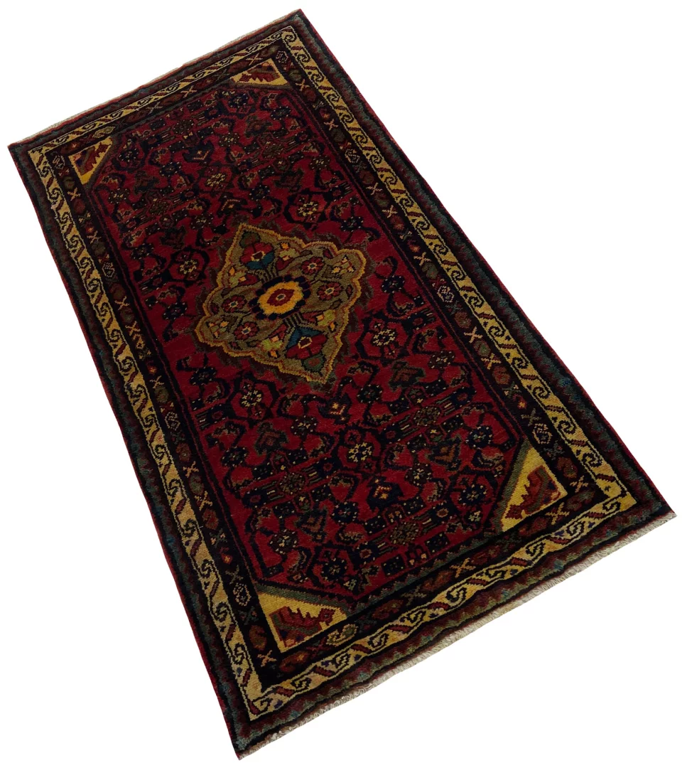 Perserteppich Hamadan 148 x 79 cm Wolle handgeknüpft
