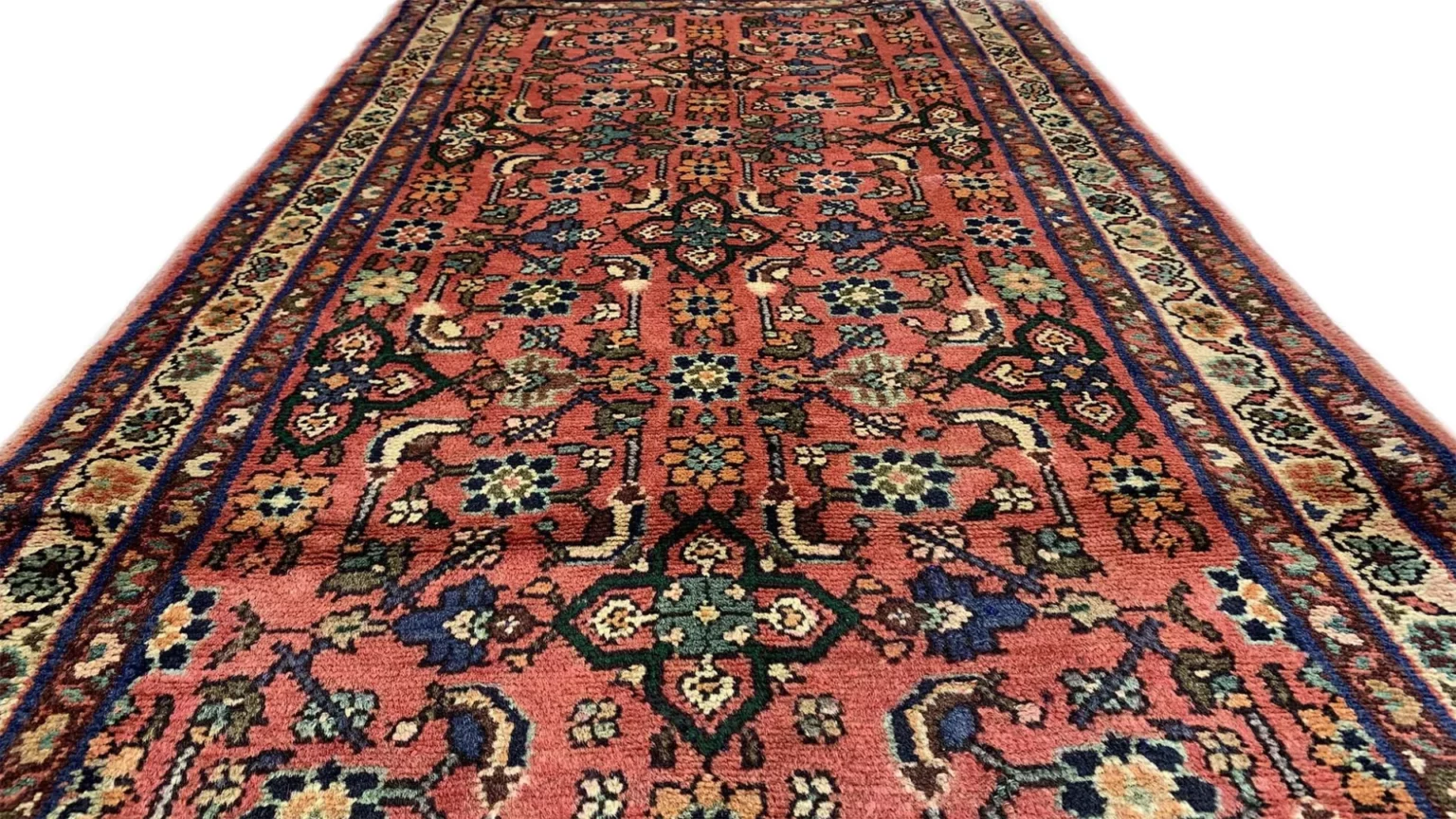 Perserteppich Hamadan 148 x 77 cm Wolle handgeknüpft