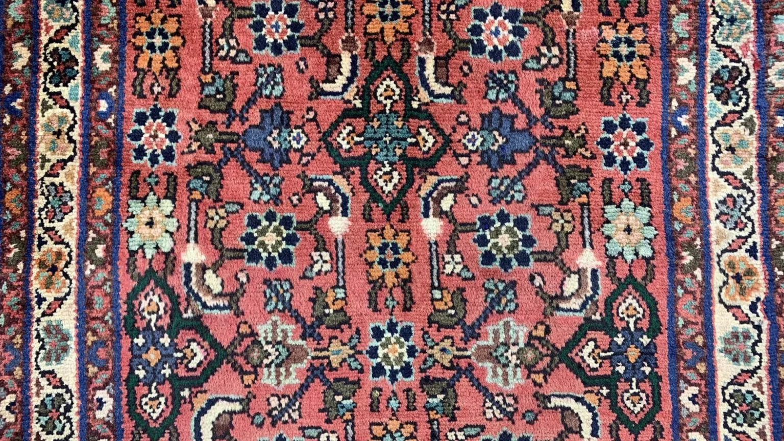 Perserteppich Hamadan 148 x 77 cm Wolle handgeknüpft