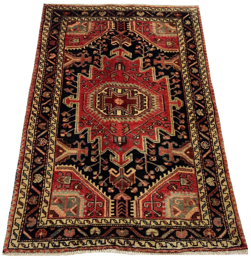 Perserteppich Hamadan 150 x 100 cm Wolle handgeknüpft