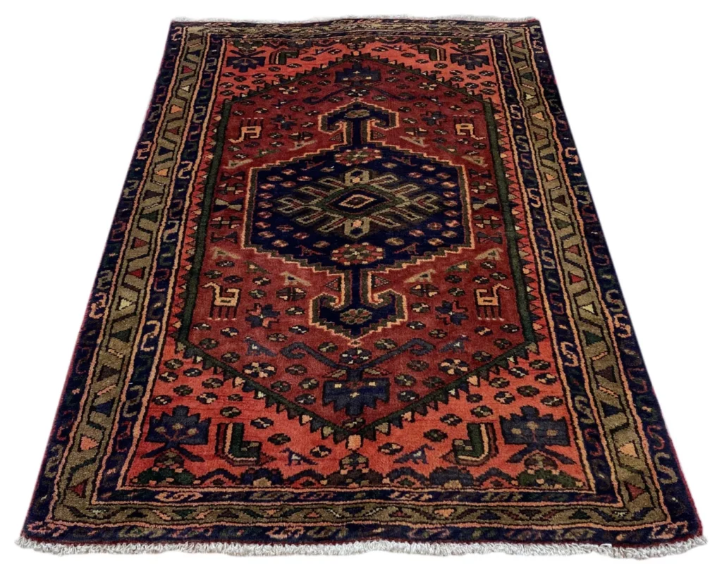 Perserteppich Hamadan 150 x 96 cm Wolle handgeknüpft