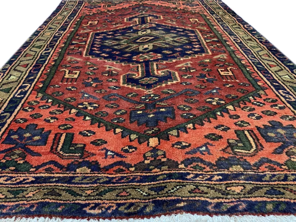 Perserteppich Hamadan 150 x 96 cm Wolle handgeknüpft