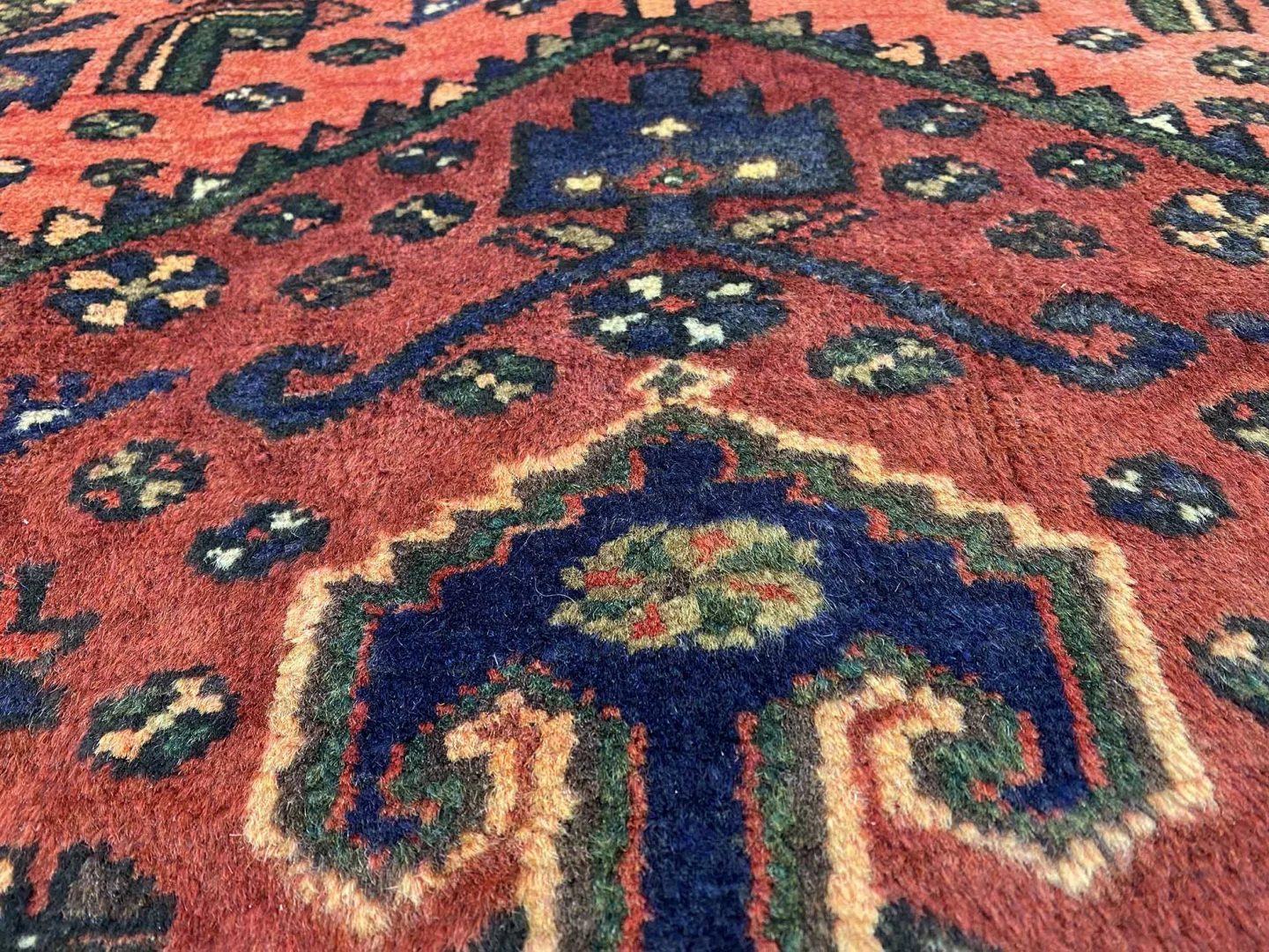 Perserteppich Hamadan 150 x 96 cm Wolle handgeknüpft