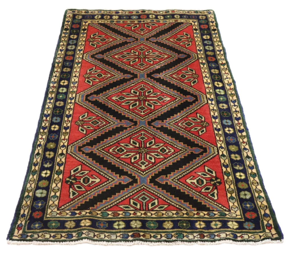 Perserteppich Hamadan 152 x 87 cm Wolle handgeknüpft