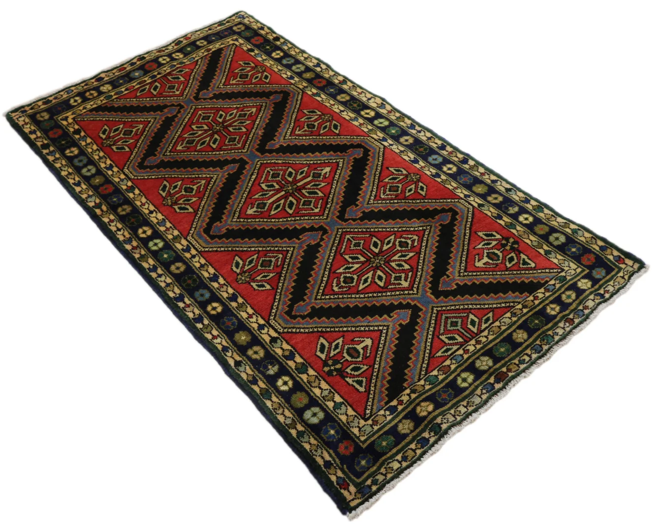 Perserteppich Hamadan 152 x 87 cm Wolle handgeknüpft