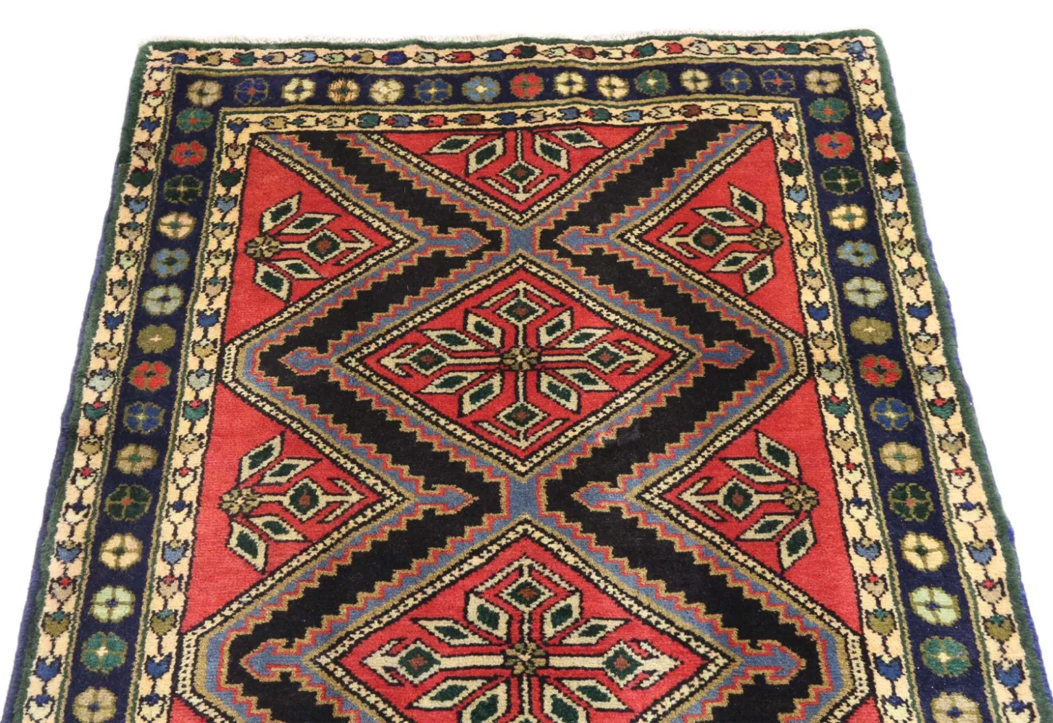 Perserteppich Hamadan 152 x 87 cm Wolle handgeknüpft