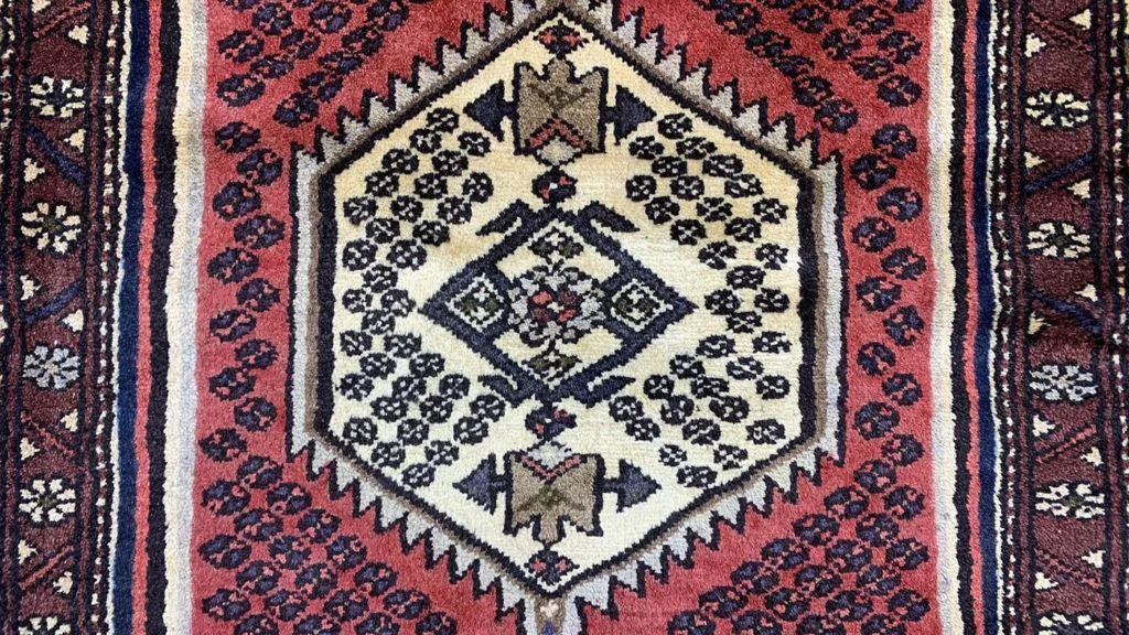 Perserteppich Hamadan 153 x 77 cm Wolle handgeknüpft