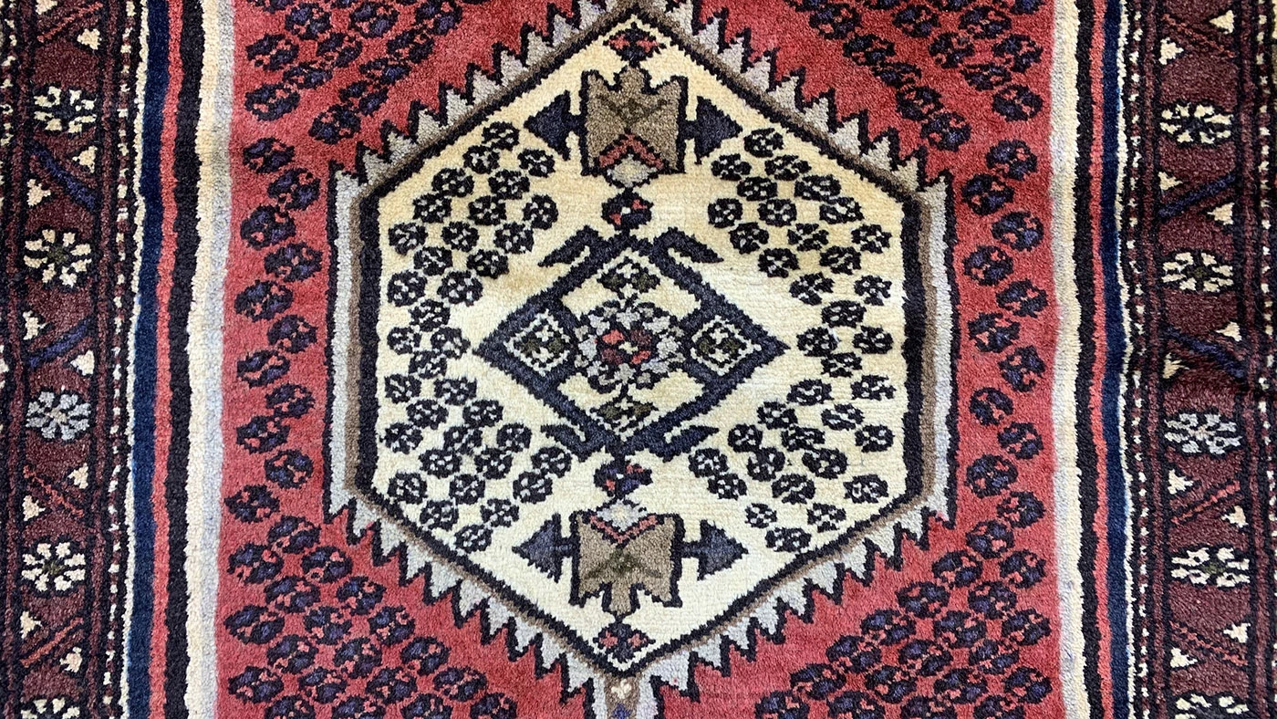 Perserteppich Hamadan 153 x 77 cm Wolle handgeknüpft