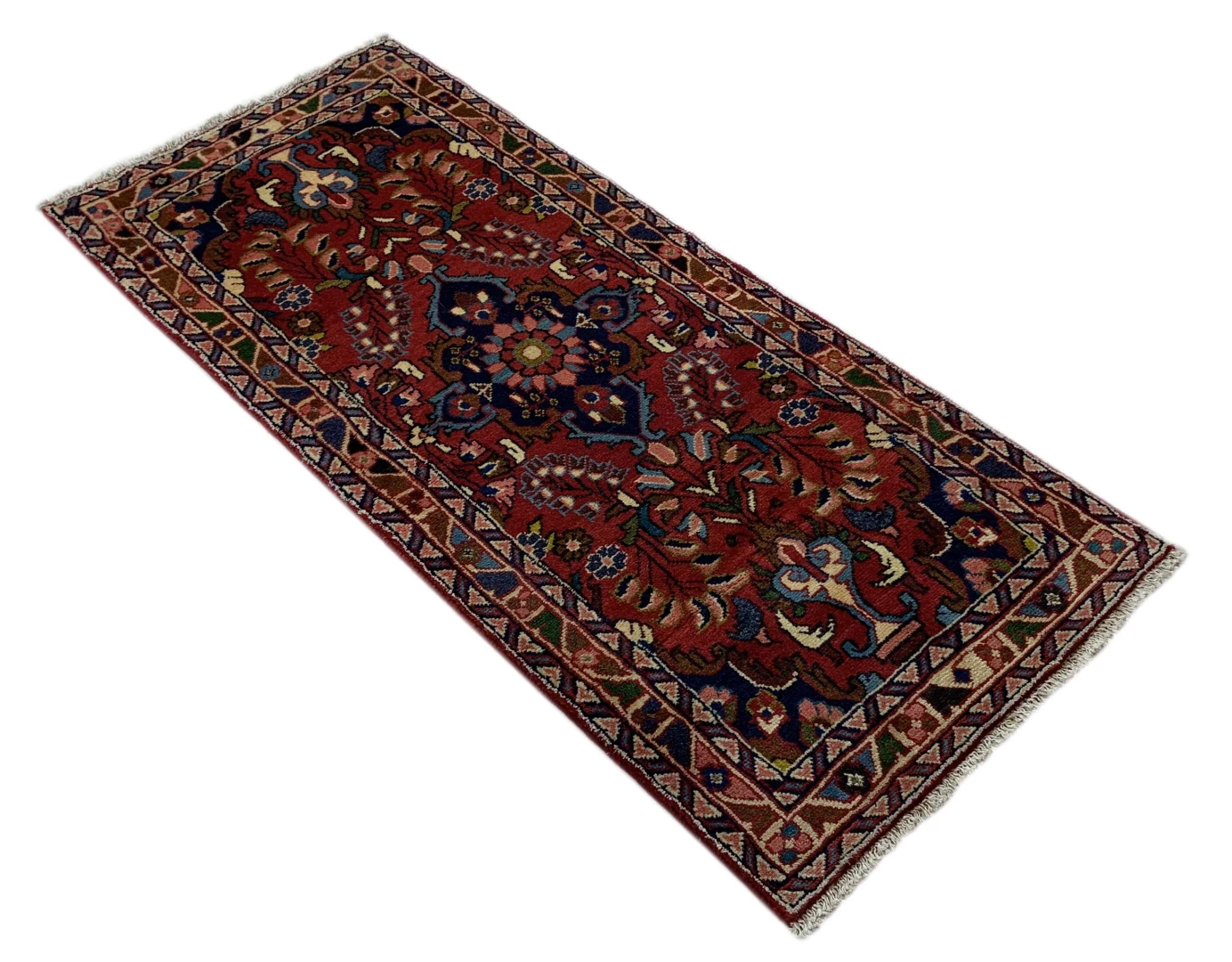 Perserteppich Hamadan 159 x 70 cm Wolle handgeknüpft