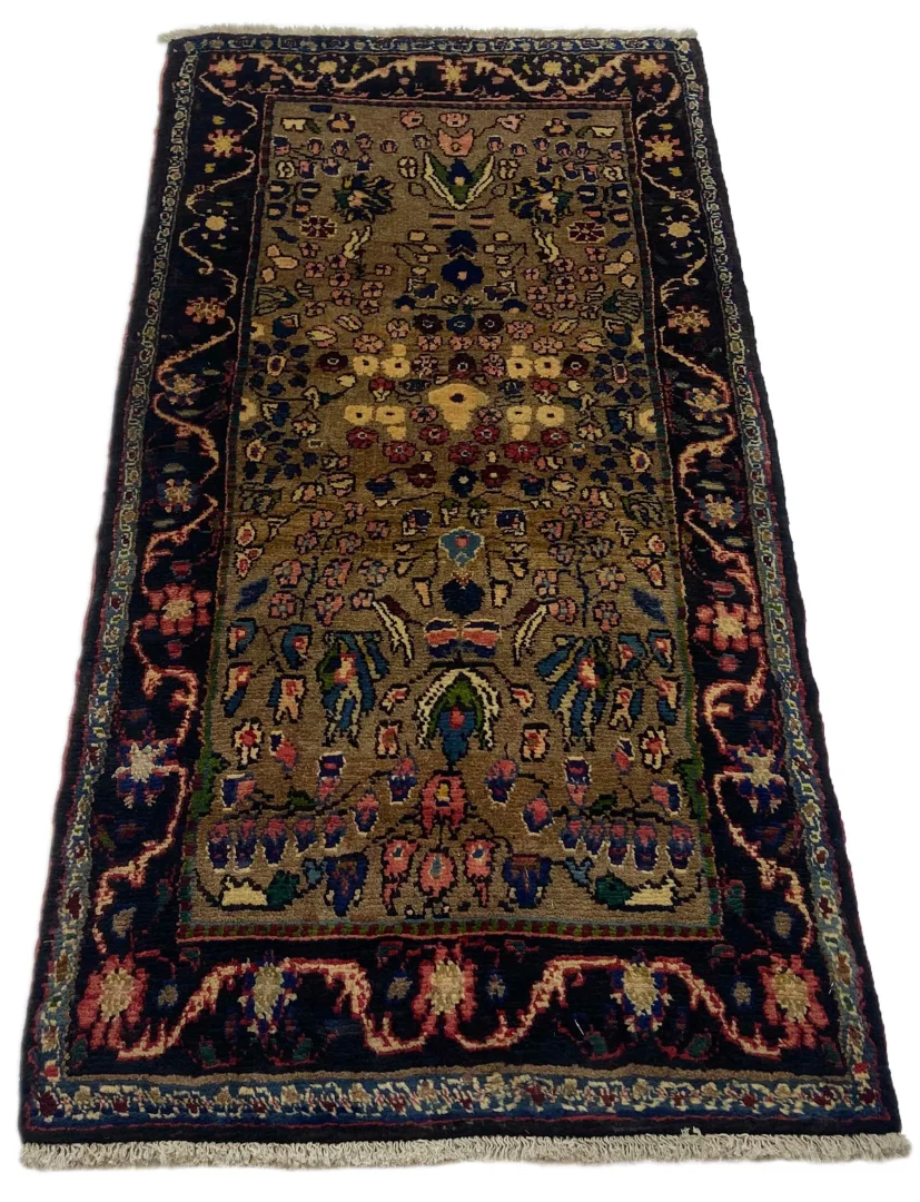 Perserteppich Hamadan 159 x 75 cm Wolle handgeknüpft