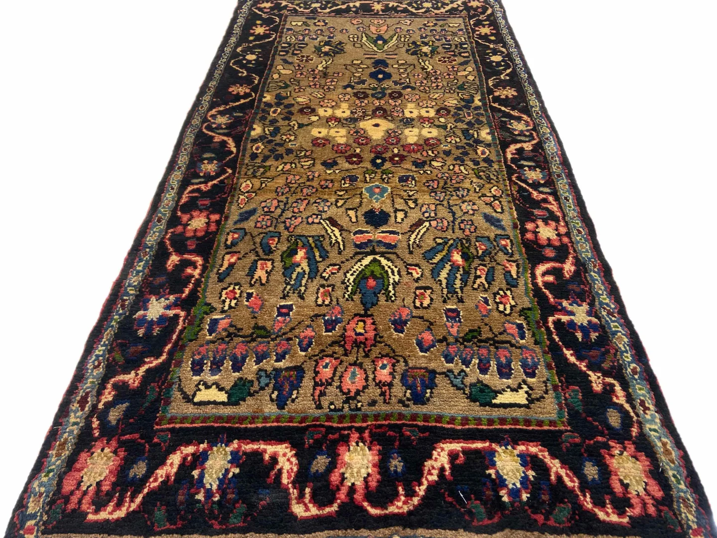 Perserteppich Hamadan 159 x 75 cm Wolle handgeknüpft