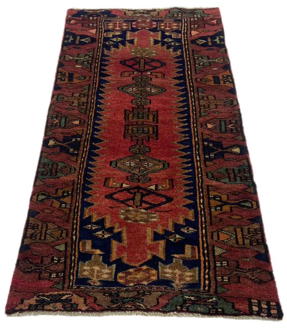 Perserteppich Hamadan 160 x 83 cm Wolle handgeknüpft