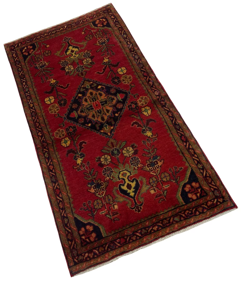 Perserteppich Hamadan 163 x 80 cm Wolle handgeknüpft
