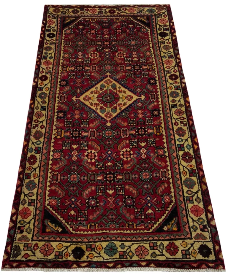 hamadan-teppich-165x82-cm-100000-knoten-handgeknupft-fur-teppiche-1 Perserteppich Hamadan 165 x 82 cm Wolle handgeknüpft