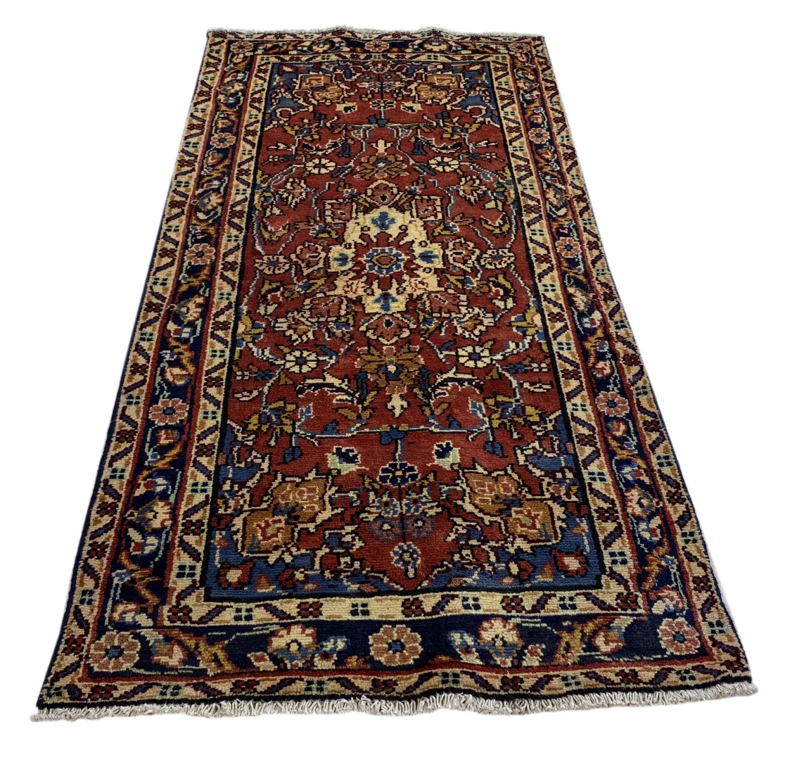 Perserteppich Hamadan 165 x 82 cm Wolle handgeknüpft