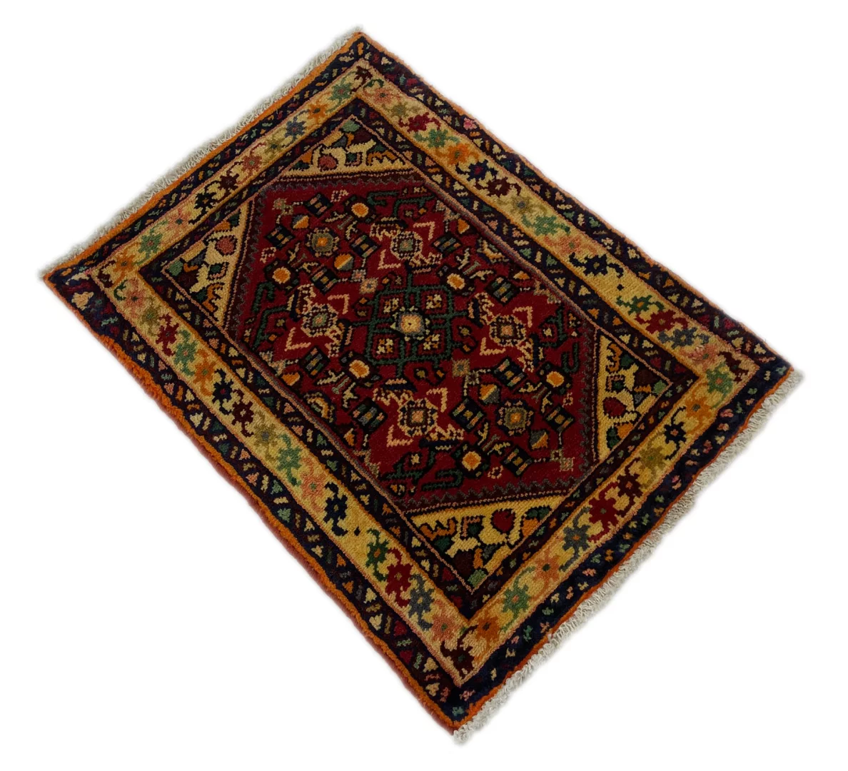 Perserteppich Hamadan 77 x 57 cm Wolle handgeknüpft
