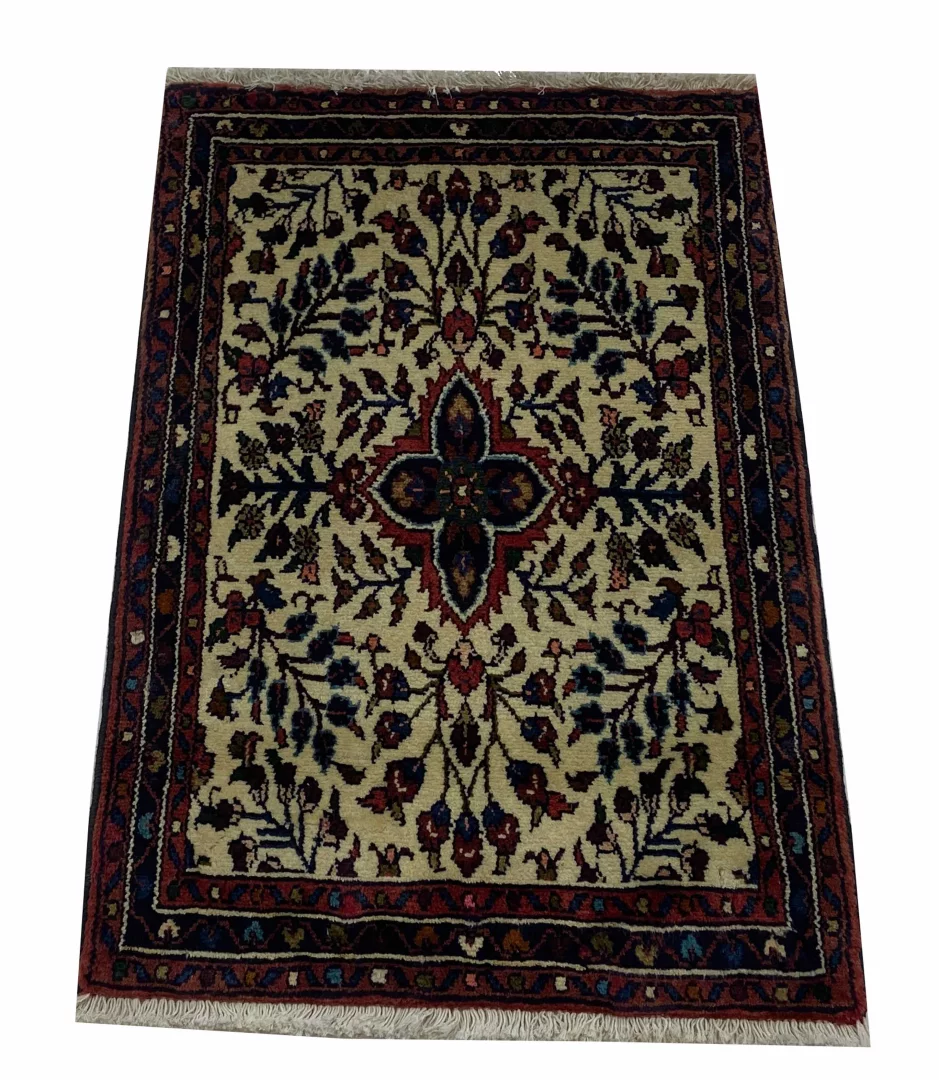 Perserteppich Hamadan 85 x 59 cm Wolle handgeknüpft