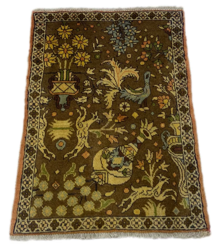 Perserteppich Hamadan 85 x 63 cm Wolle handgeknüpft