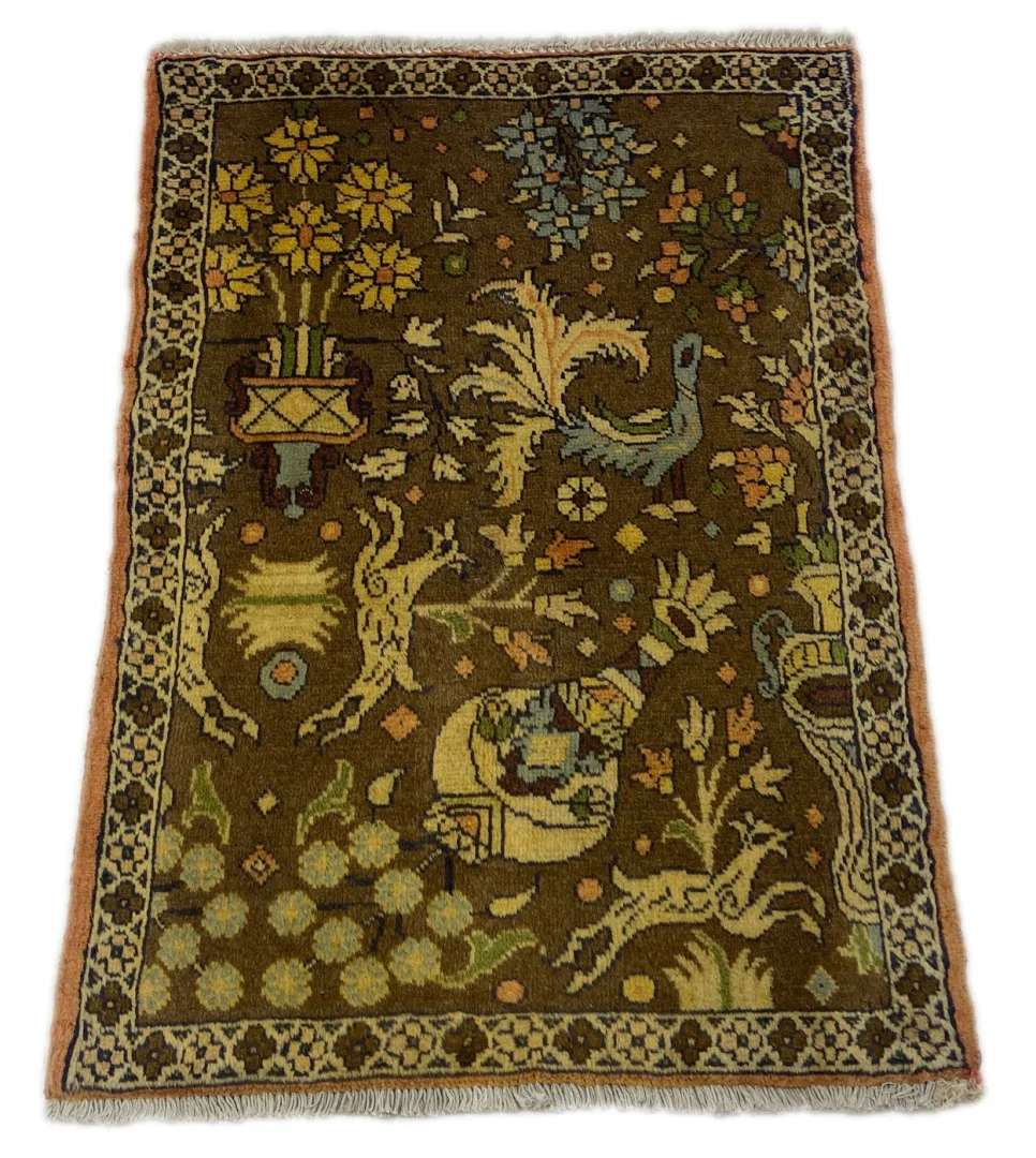 Perserteppich Hamadan 85 x 63 cm Wolle handgeknüpft