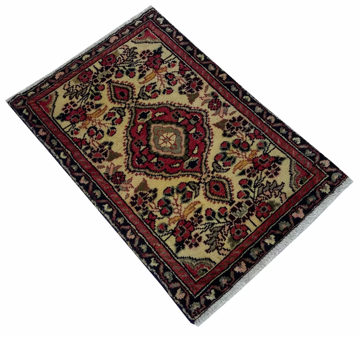 Perserteppich Hamadan 87 x 60 cm Wolle handgeknüpft