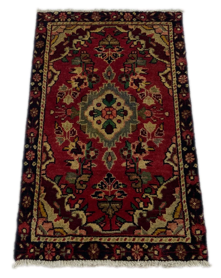 Perserteppich Hamadan 88 x 57 cm Wolle handgeknüpft