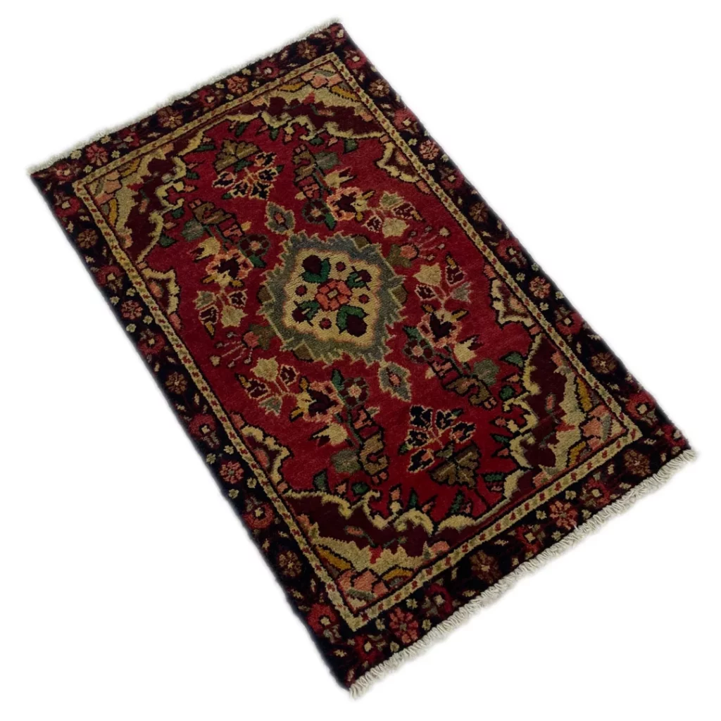 Perserteppich Hamadan 88 x 57 cm Wolle handgeknüpft