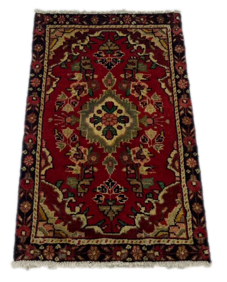 Perserteppich Hamadan 88 x 57 cm Wolle handgeknüpft