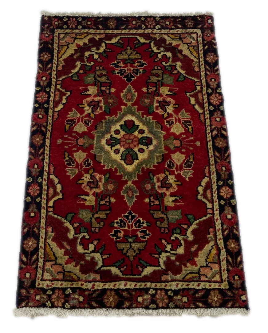 Perserteppich Hamadan 88 x 57 cm Wolle handgeknüpft