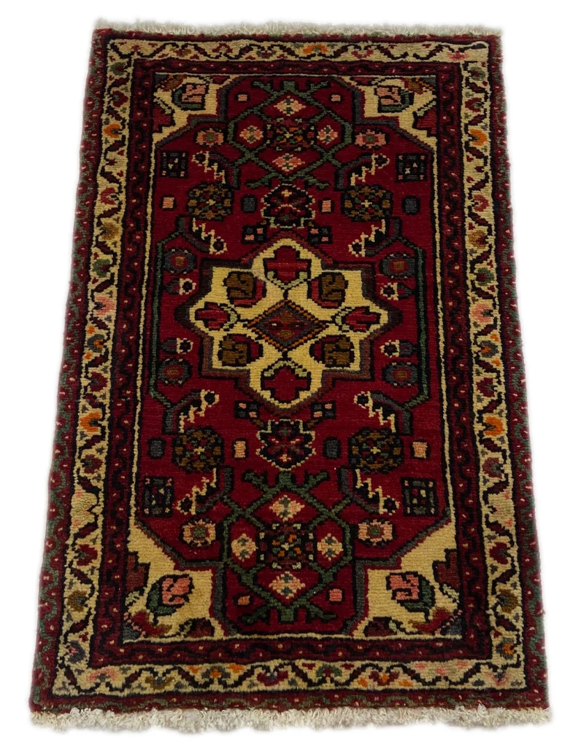 Perserteppich Hamadan 90 x 57 cm Wolle handgeknüpft