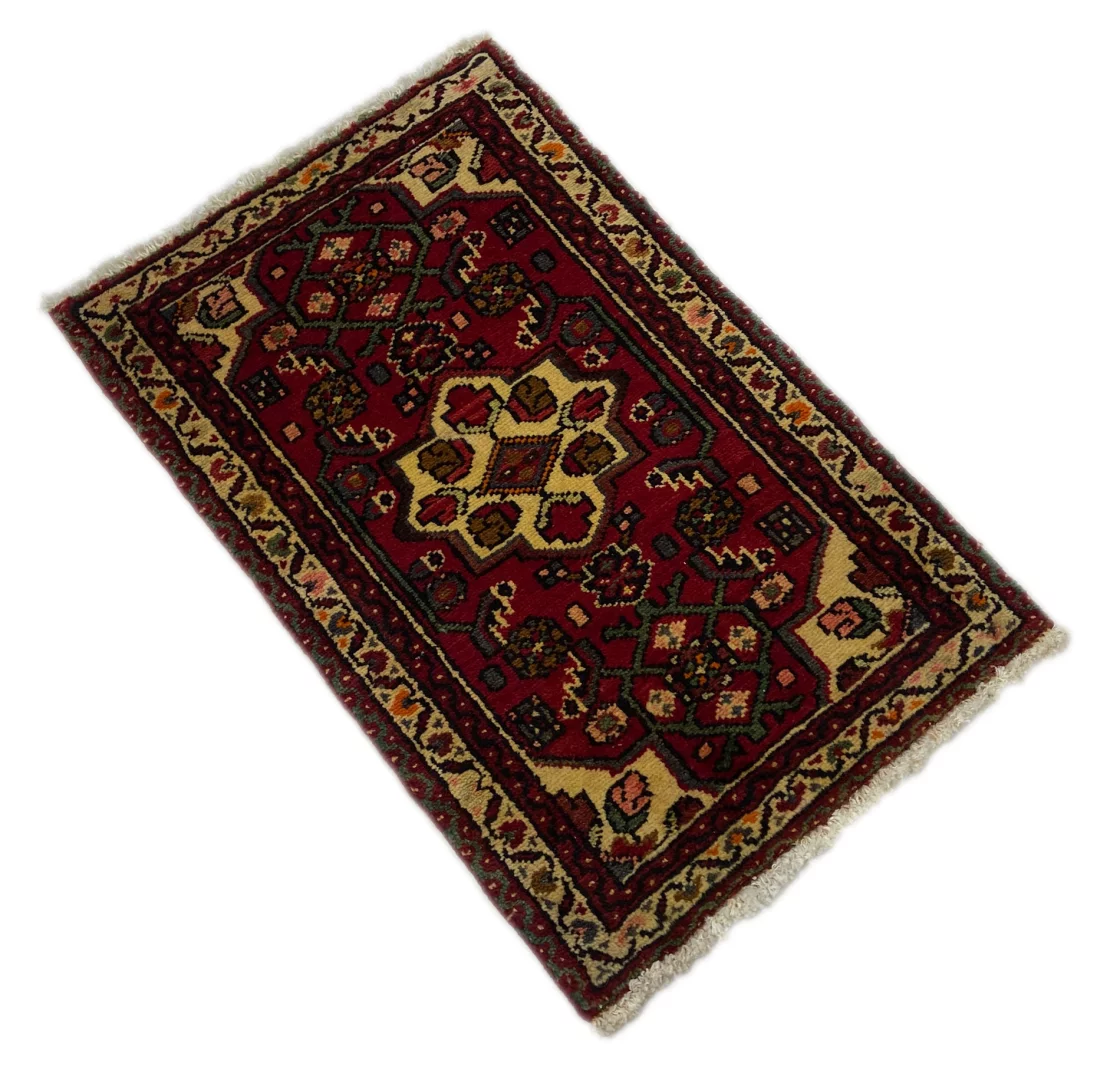 Perserteppich Hamadan 90 x 57 cm Wolle handgeknüpft