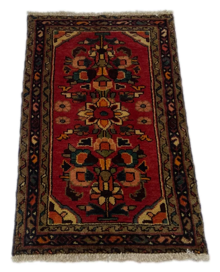 Perserteppich Hamadan 90 x 59 cm Wolle handgeknüpft