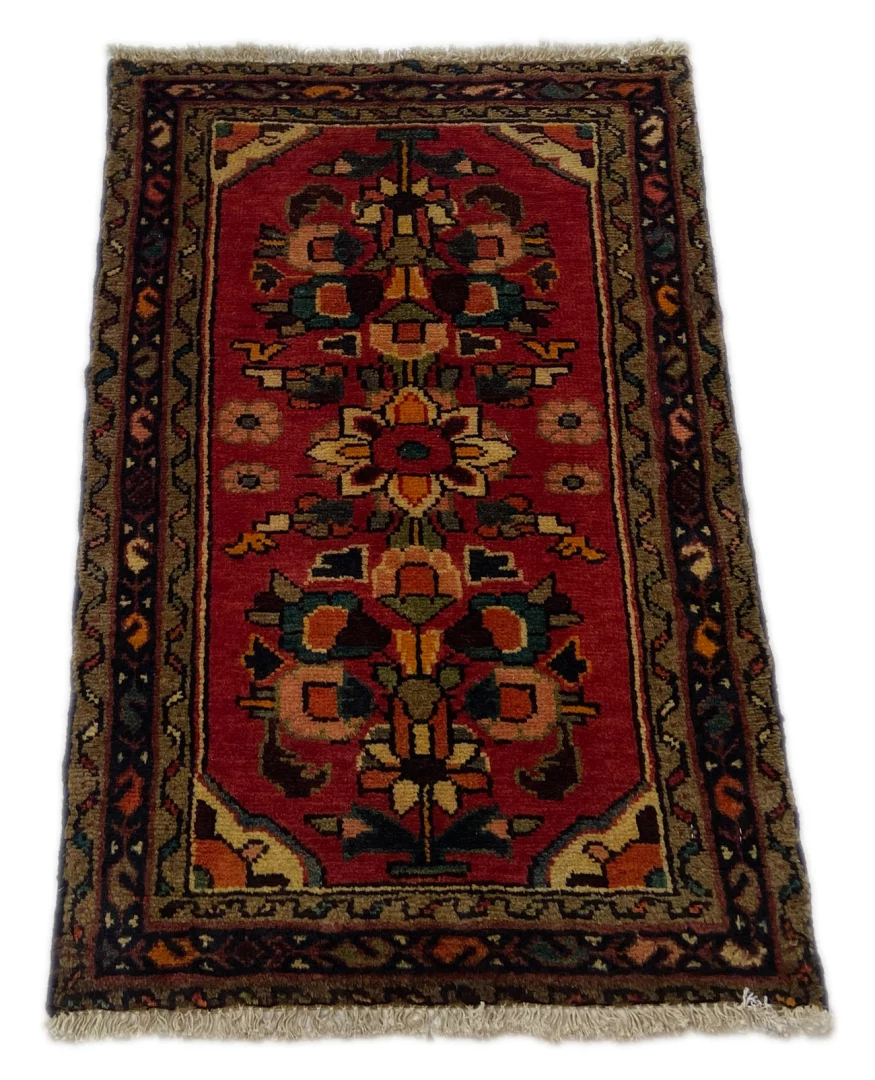 Perserteppich Hamadan 90 x 59 cm Wolle handgeknüpft