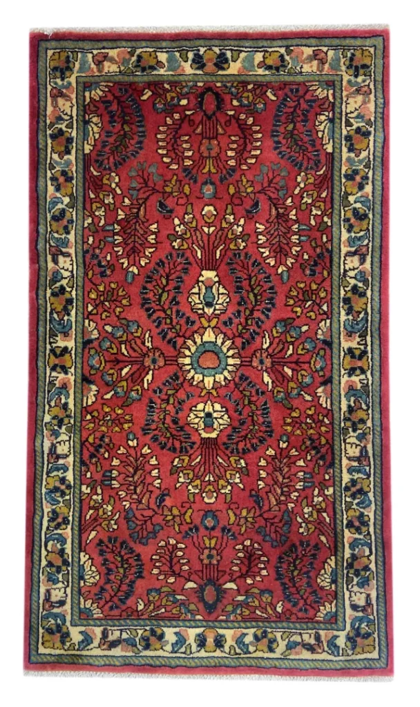 Perserteppich Sarough 115x67 cm Wolle handgeknüpft