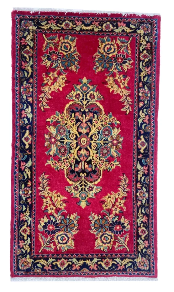 Perserteppich Sarough 116 x 65 cm Wolle handgeknüpft