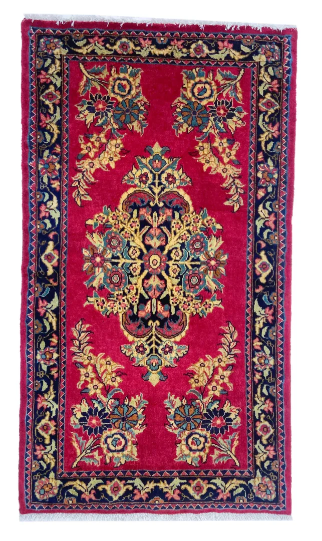 Perserteppich Sarough 116 x 65 cm Wolle handgeknüpft