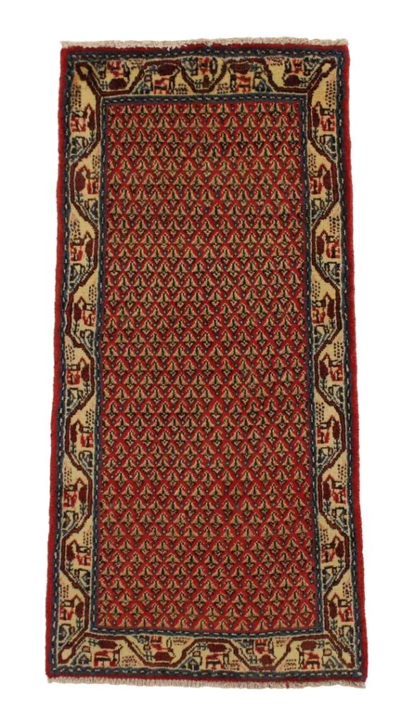 Perserteppich Sarough 120 x 58 cm Wolle handgeknüpft