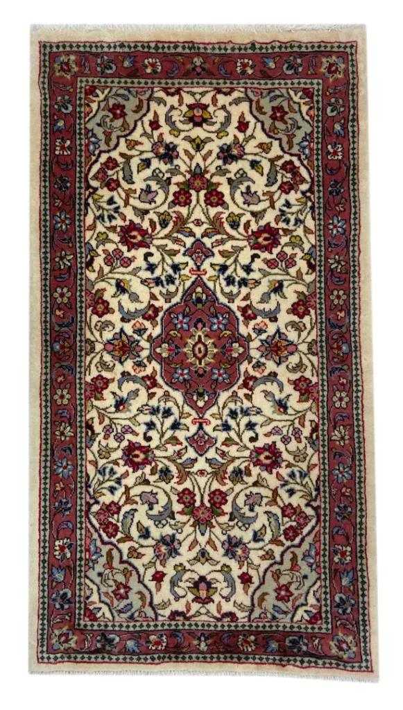 Perserteppich Sarough 124 x 70 cm Wolle handgeknüpft