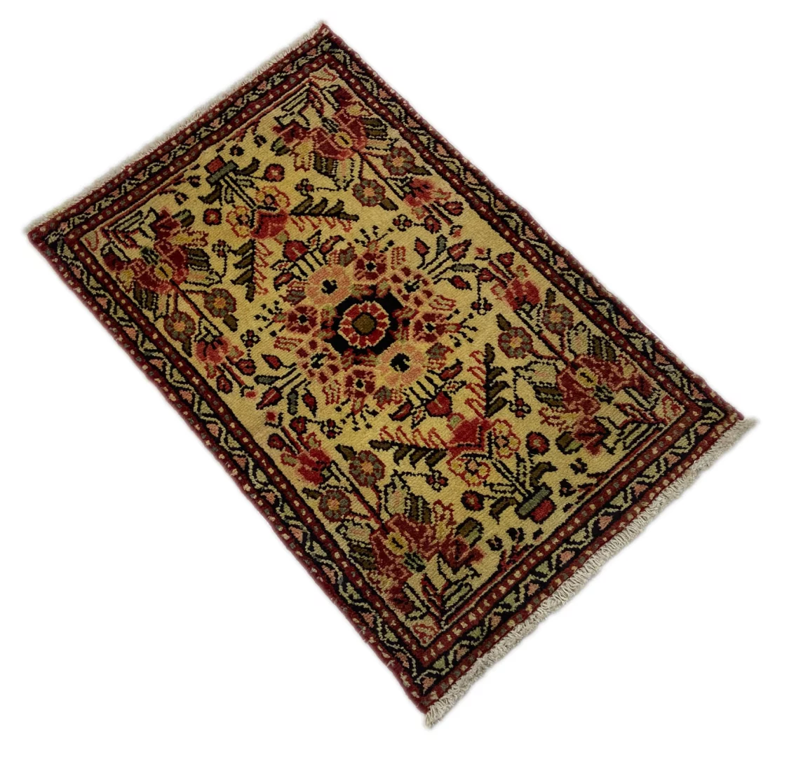 Perserteppich Hamadan 94 x 61 cm Wolle handgeknüpft