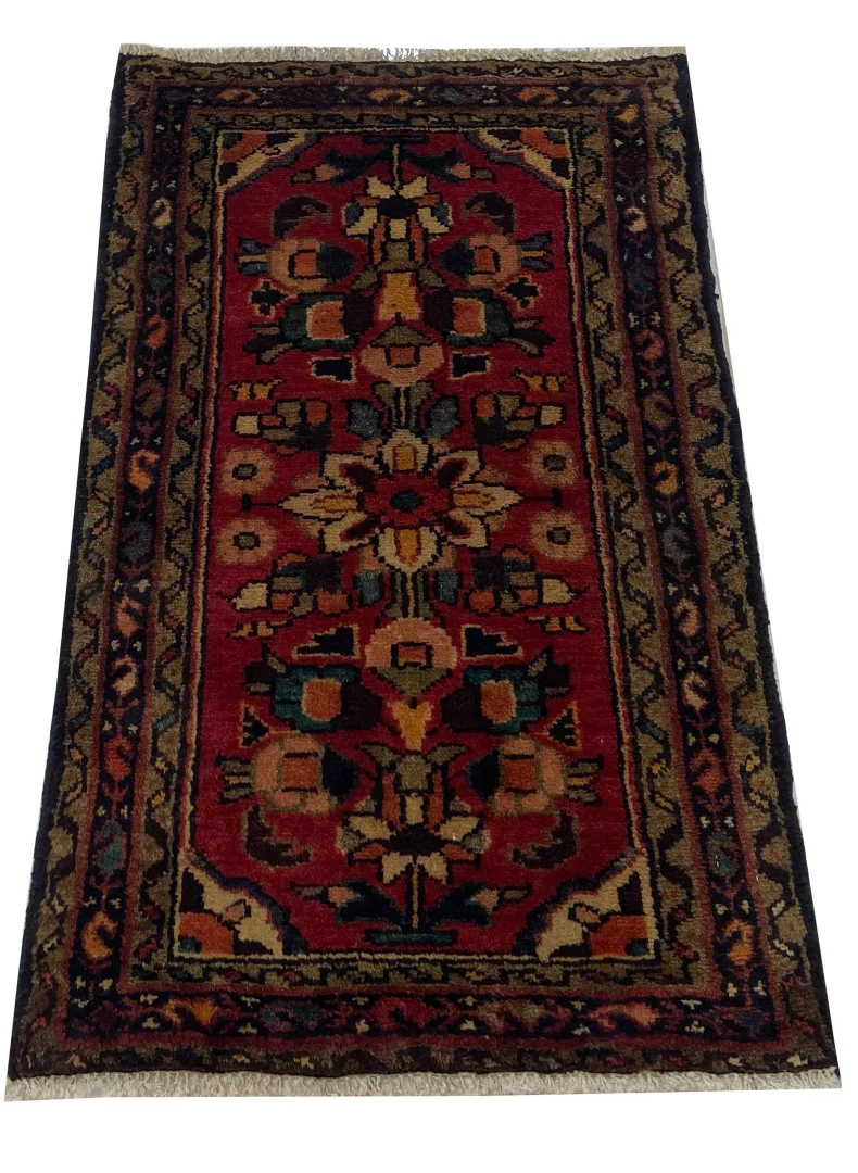 Perserteppich Hamadan 95 x 59 cm Wolle handgeknüpft