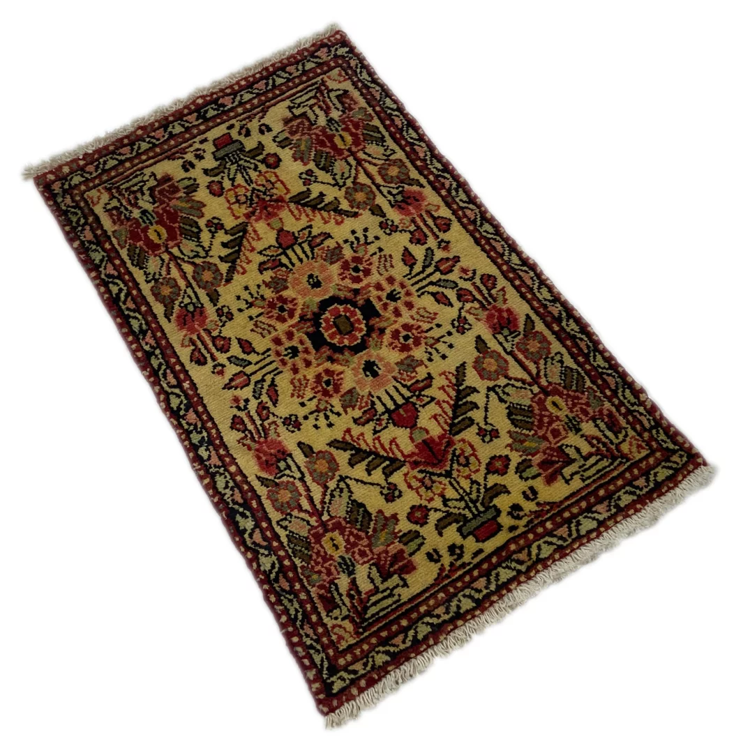 Perserteppich Hamadan 95 x 60 cm Wolle handgeknüpft