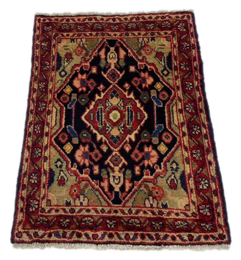 Perserteppich Hamadan 96 x 72 cm Wolle handgeknüpft