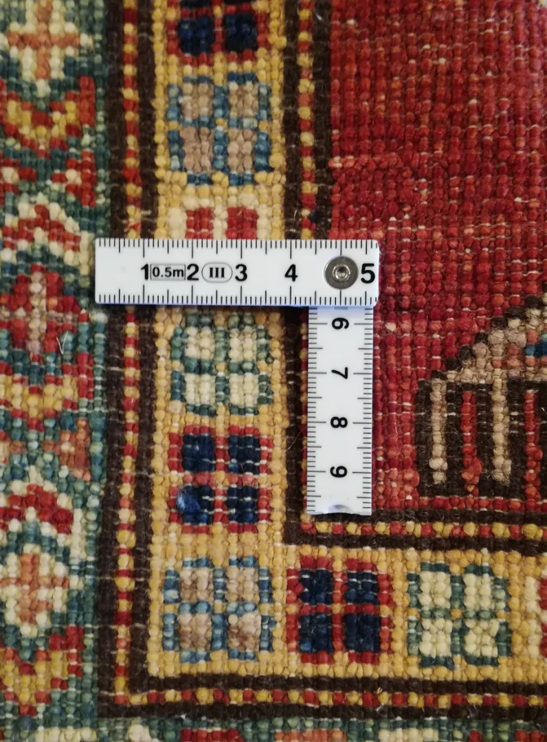 Orientteppich Kazak 88 x 62 cm Wolle handgeknüpft