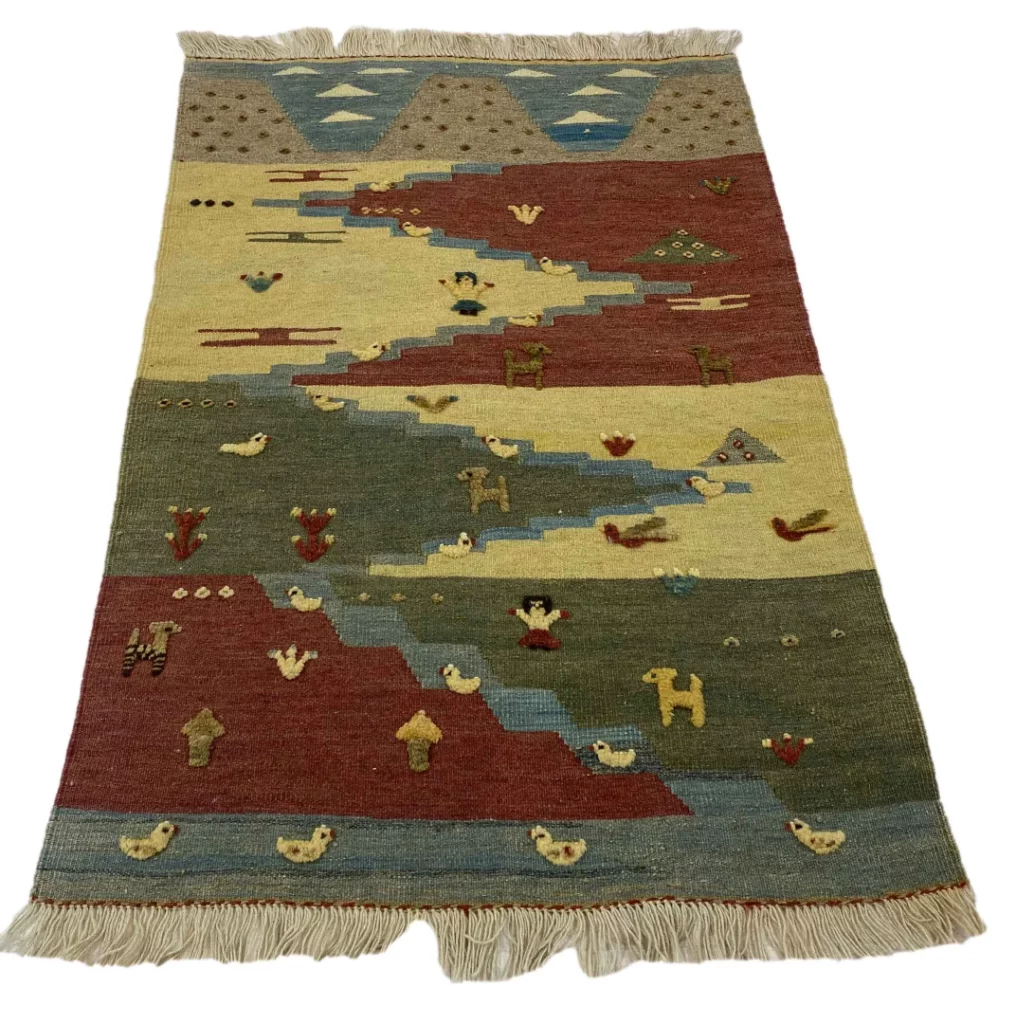 Perserteppich Fars 116 x 82 cm Wolle handgewebt