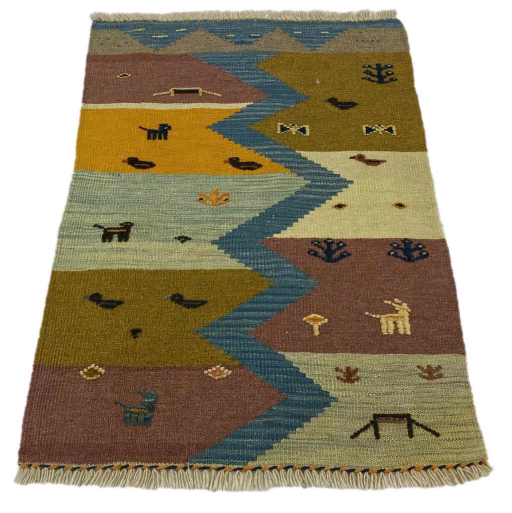 Orientteppich Fars 118 x 78 cm Wolle handgewebt