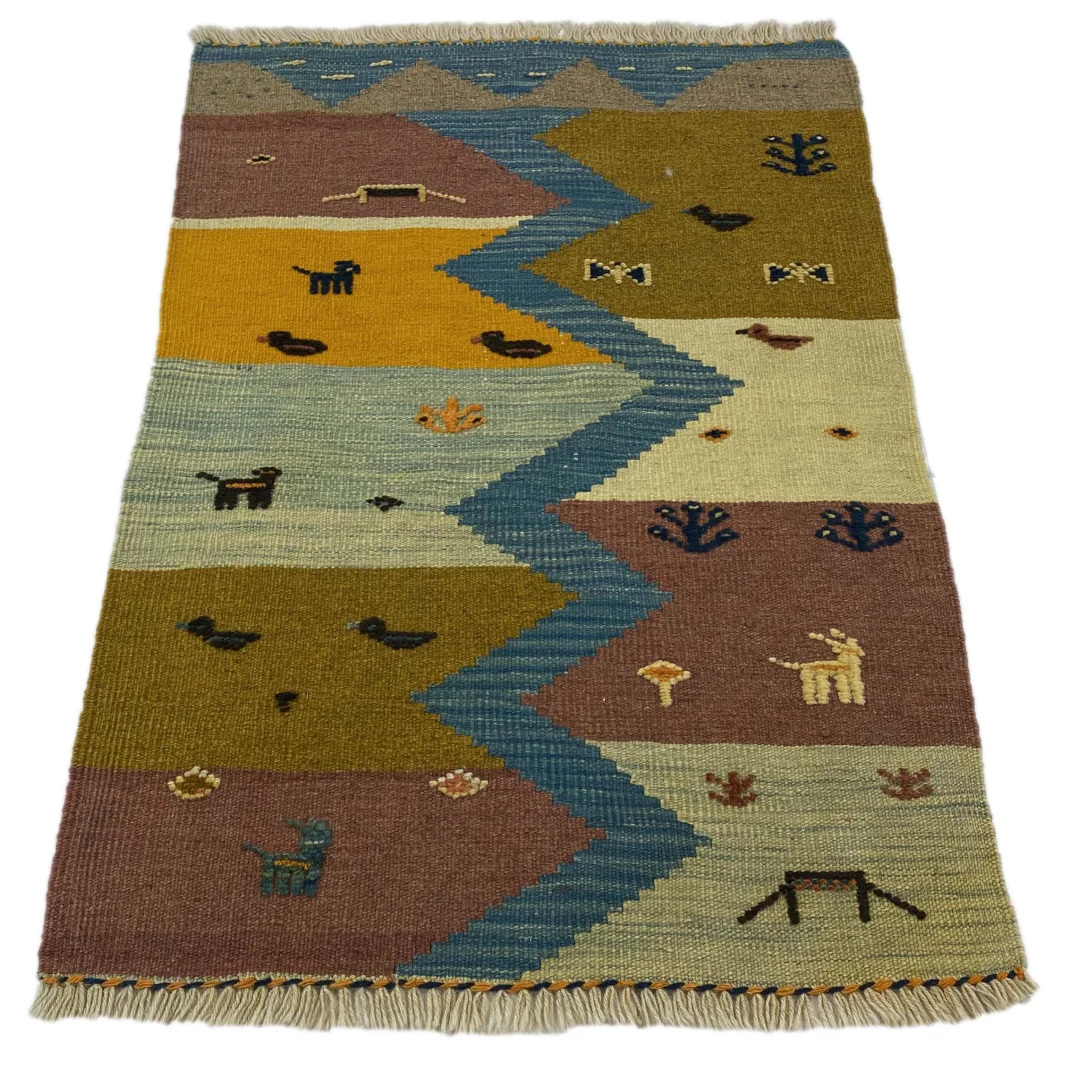 Orientteppich Fars 118 x 78 cm Wolle handgewebt